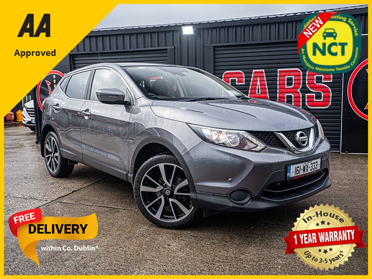 2016 Qashqai 1.5dci/FSH/New NCT/1yr warranty - Image 1