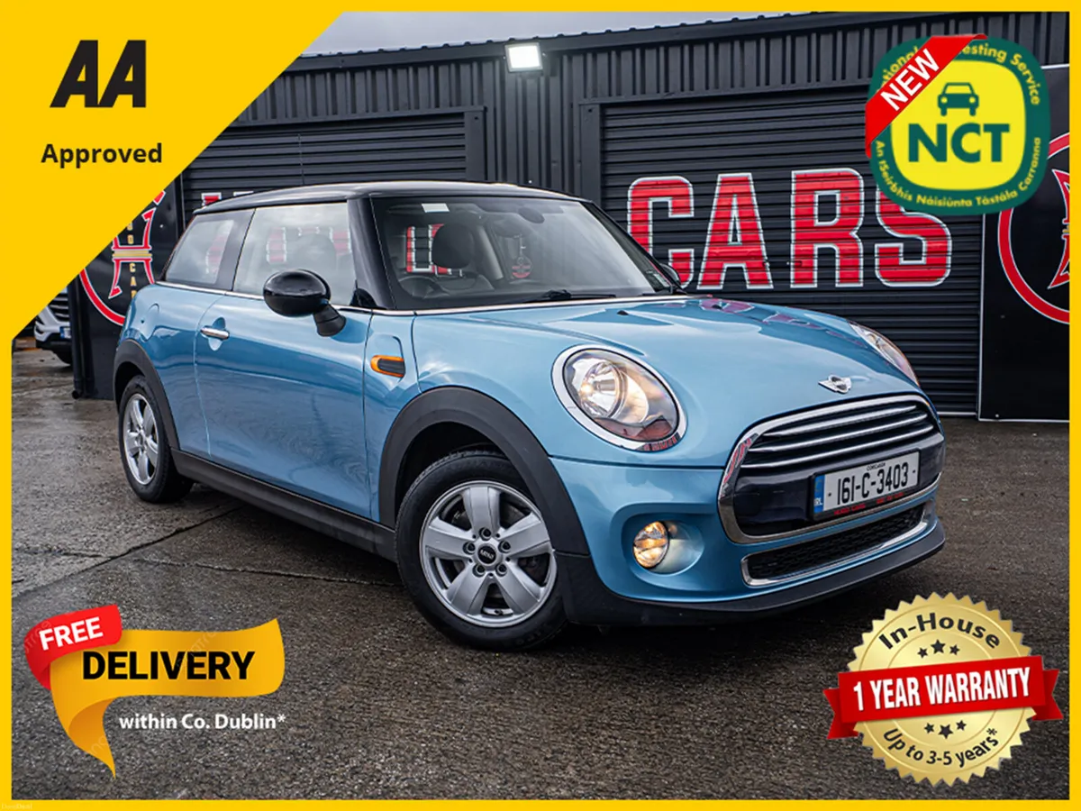 2016 Mini Cooper 1.5d/New NCT/Irish/1yr warranty - Image 1
