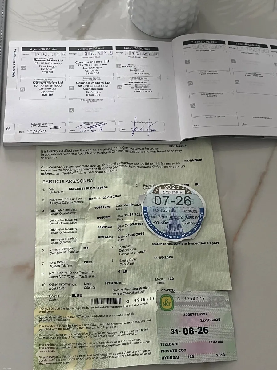 Hyundai i20 2013 NCT 31/08/26 Tax 07/26 - Image 4