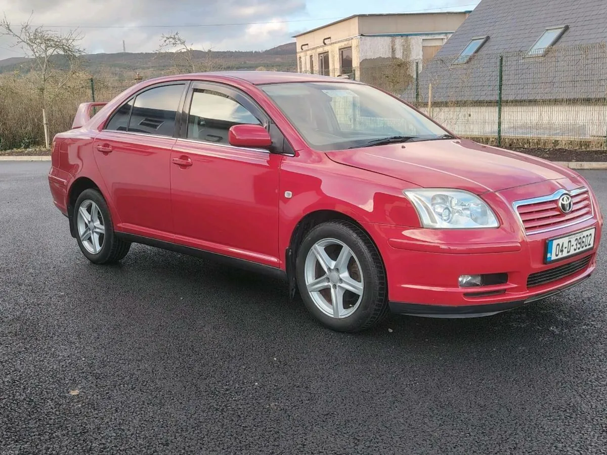 04 Toyota Avensis 1.6 vvti sport nctd+taxed mint - Image 1