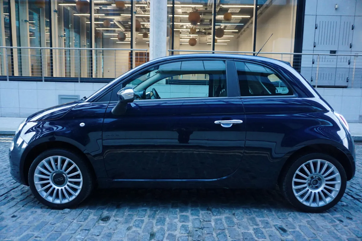 2012 Fiat 500 1.2 Lounge Midnight Blue - Image 3