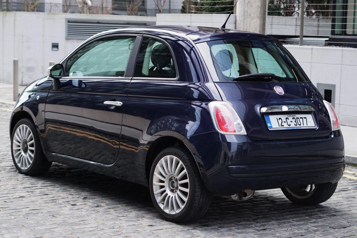 2012 Fiat 500 1.2 Lounge Midnight Blue - Image 4