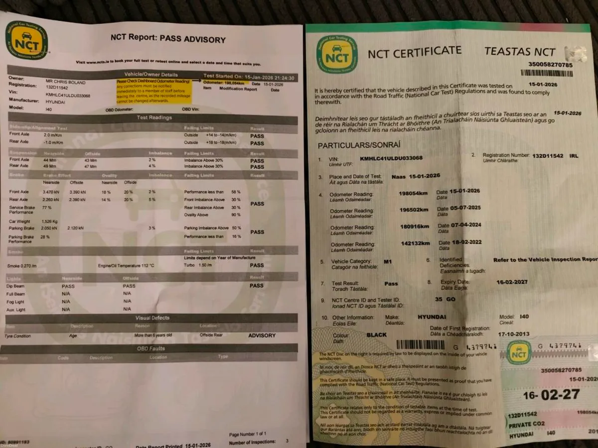 NCT Feb 2027 132 Hyundai I40 1.7 CRDI Executive - Image 3