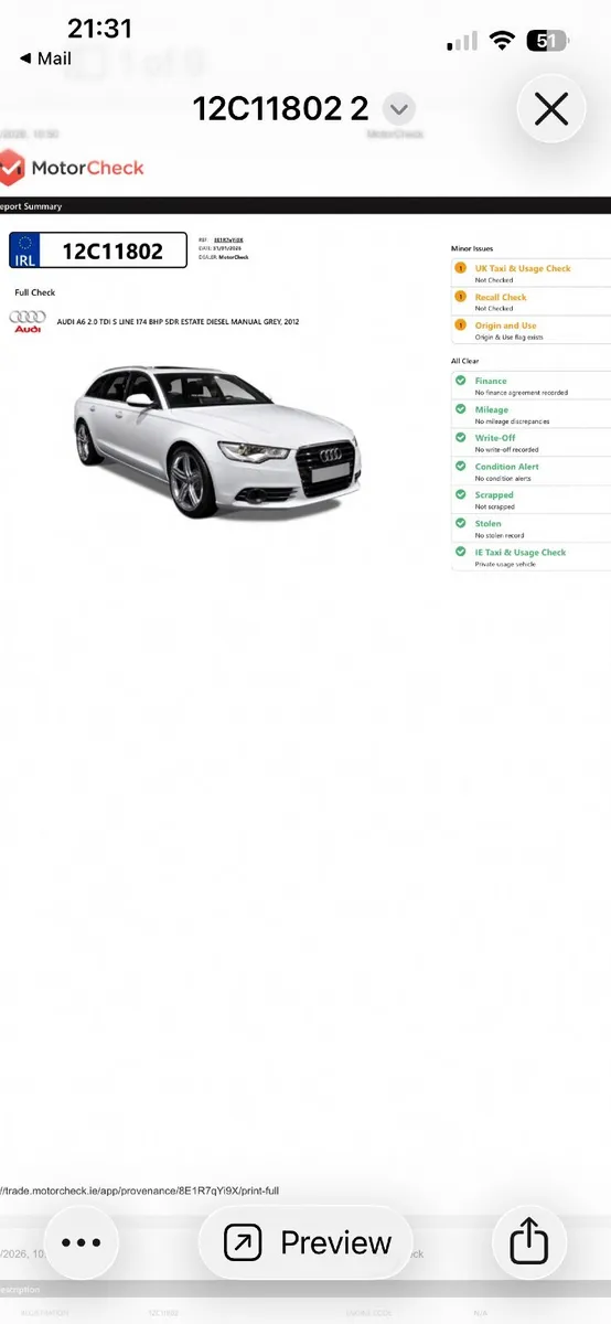 Audi A6 Avant S Line Deposit taken. - Image 3