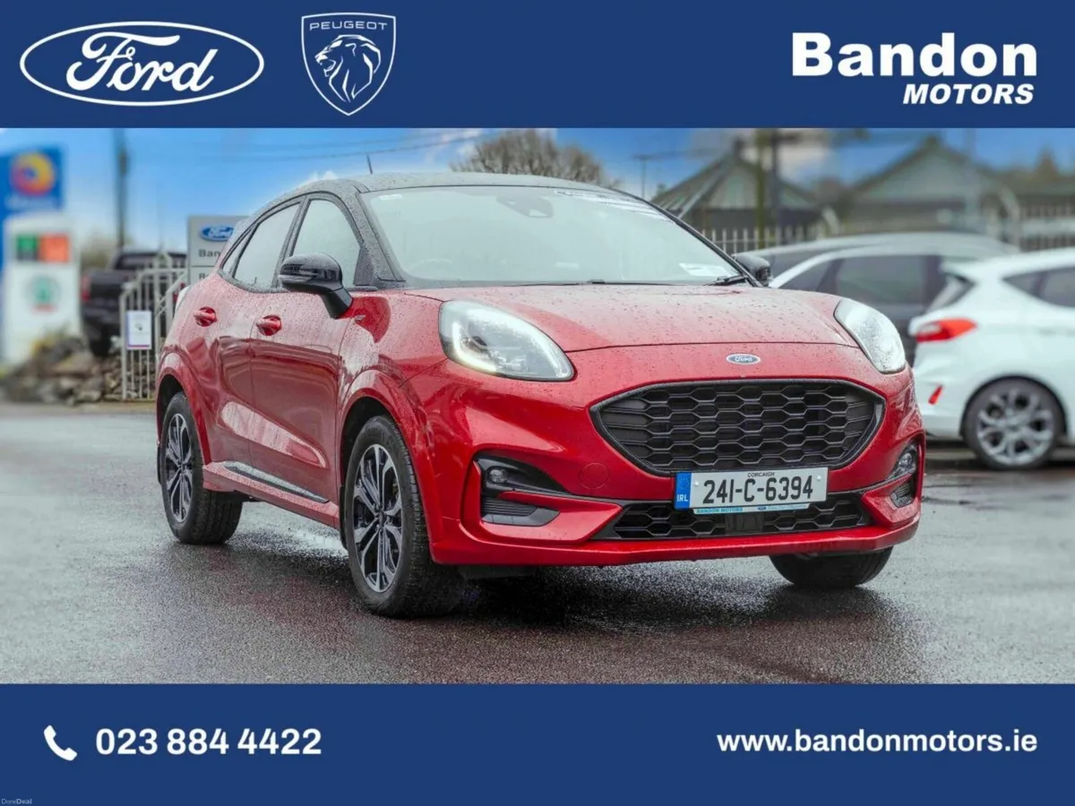 Ford Puma 2024 Ford Puma Red 1.0L EcoBoost Hybrid - Image 1
