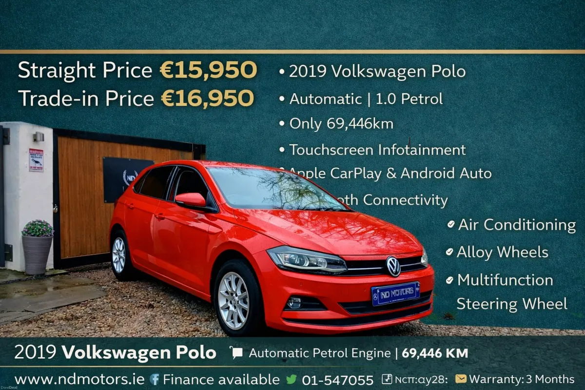 🆕️2019 Volkswagen Polo 1.0 TSI Comfort Auto🆕️ - Image 1