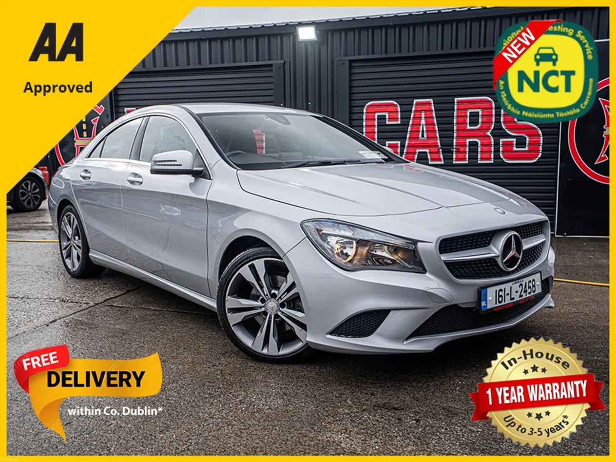 2016 CLA180 Urban/New NCT/Irish/1yr warranty - Image 1