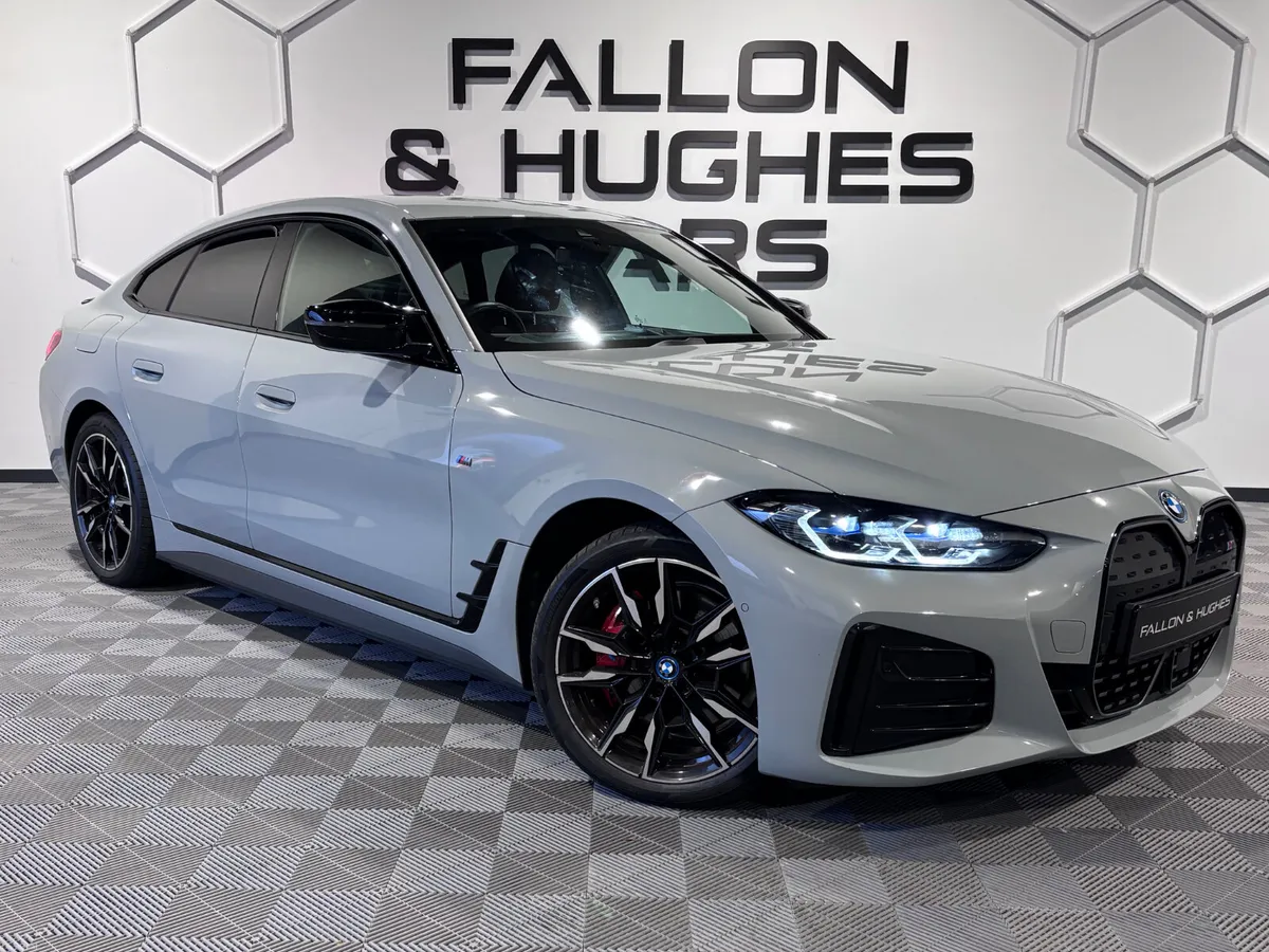 BMW I4 M50 544BHP HIGH SPEC 222 REG RED LEATHER - Image 2