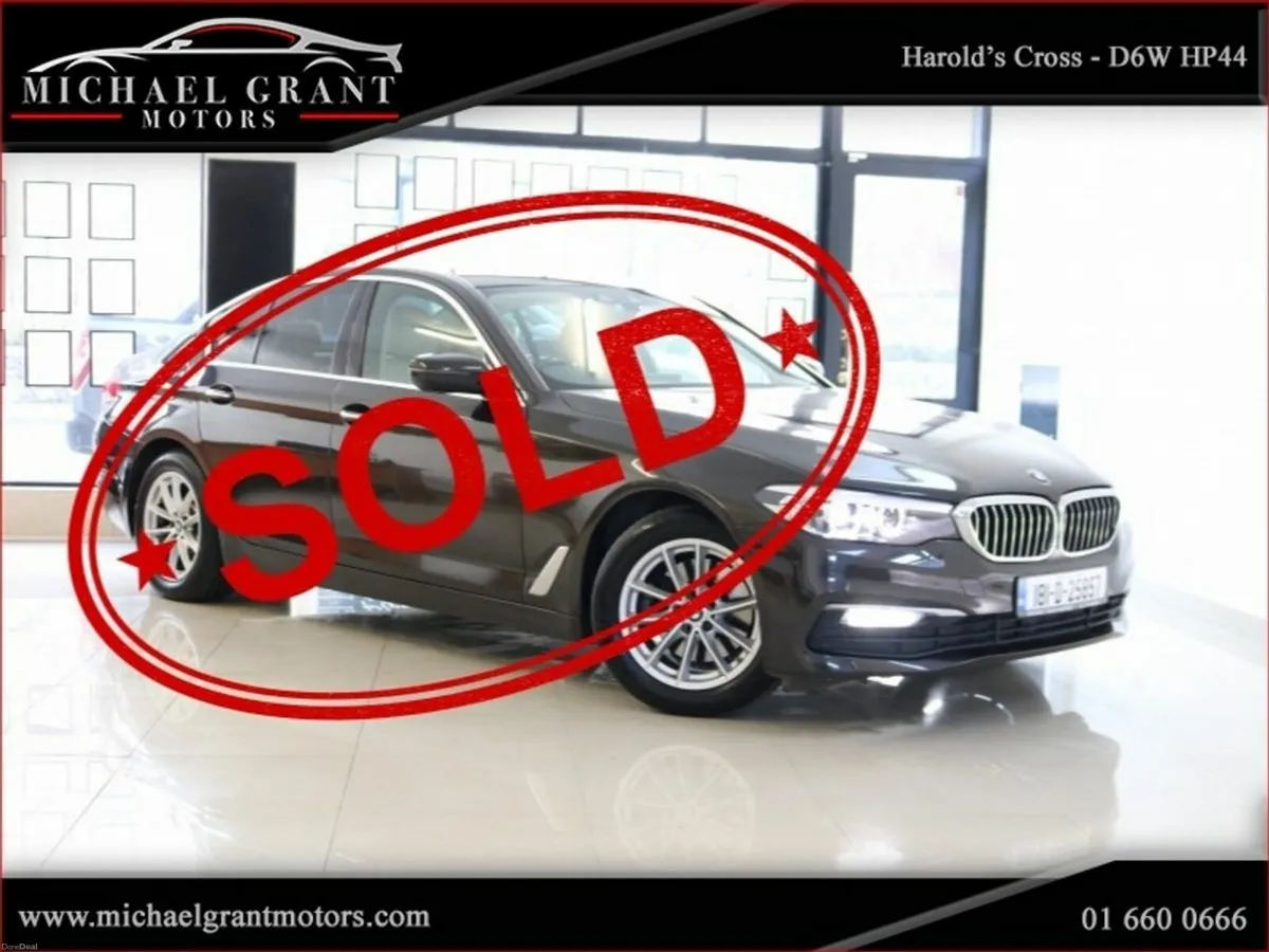 BMW 5-Series 520D AUTOMATIC FULL BMW HISTORY ONLY - Image 1