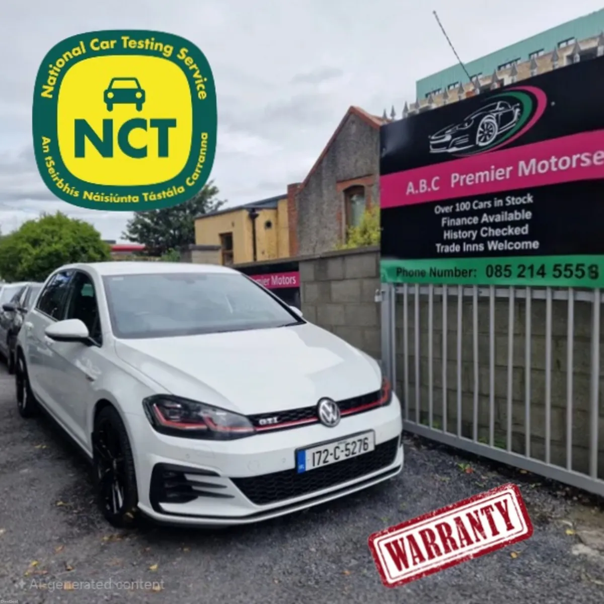 Volkswagen Golf 2017 New Nct 09/27 Mint Condition - Image 1