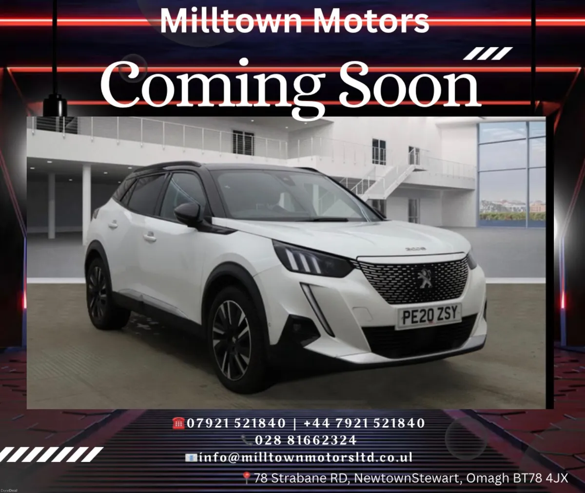 🔋2020 Electric Peugeot 2008 SUV⚡️ - Image 1