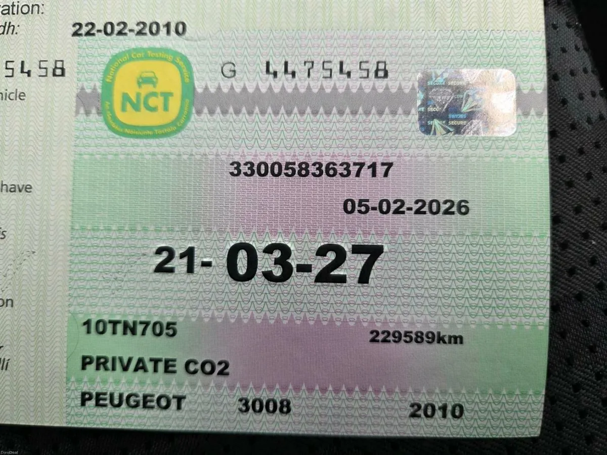 3008 New 13+ Months NCT - Image 1