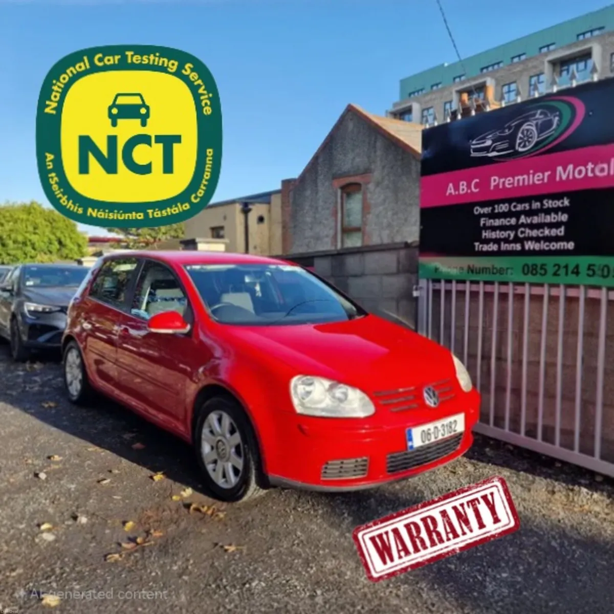 Volkswagen Golf 2006 New Nct09/26 - Image 1