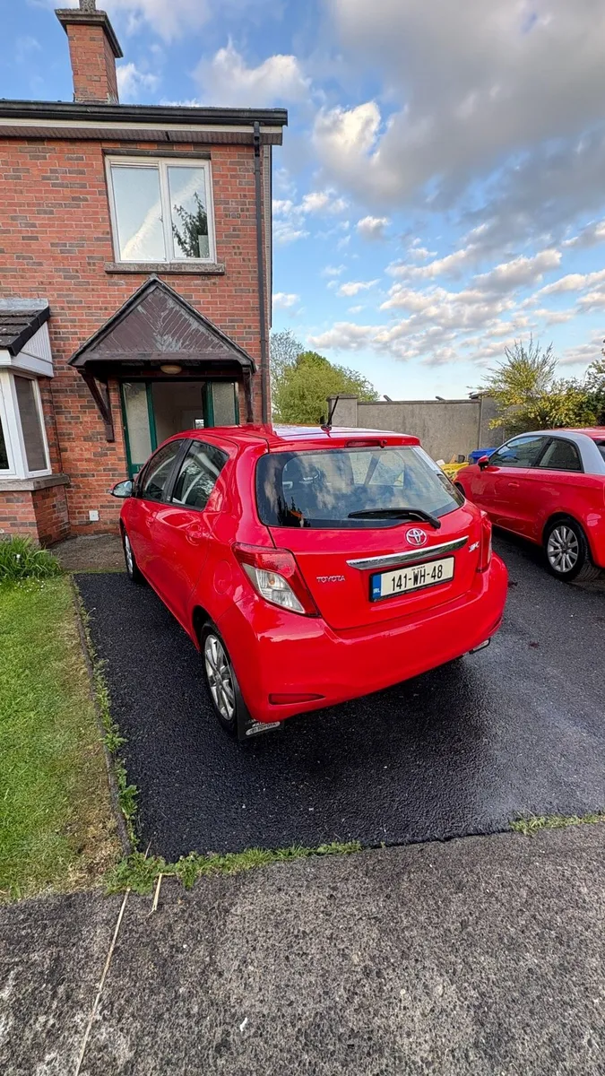 2014 Toyota Yaris-Red-1.0 petrol-new NCT - Image 2