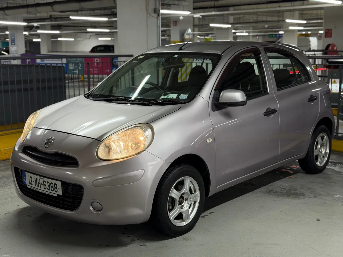 Pink Nissan March 2012 Automatic Low Mileage - Image 3
