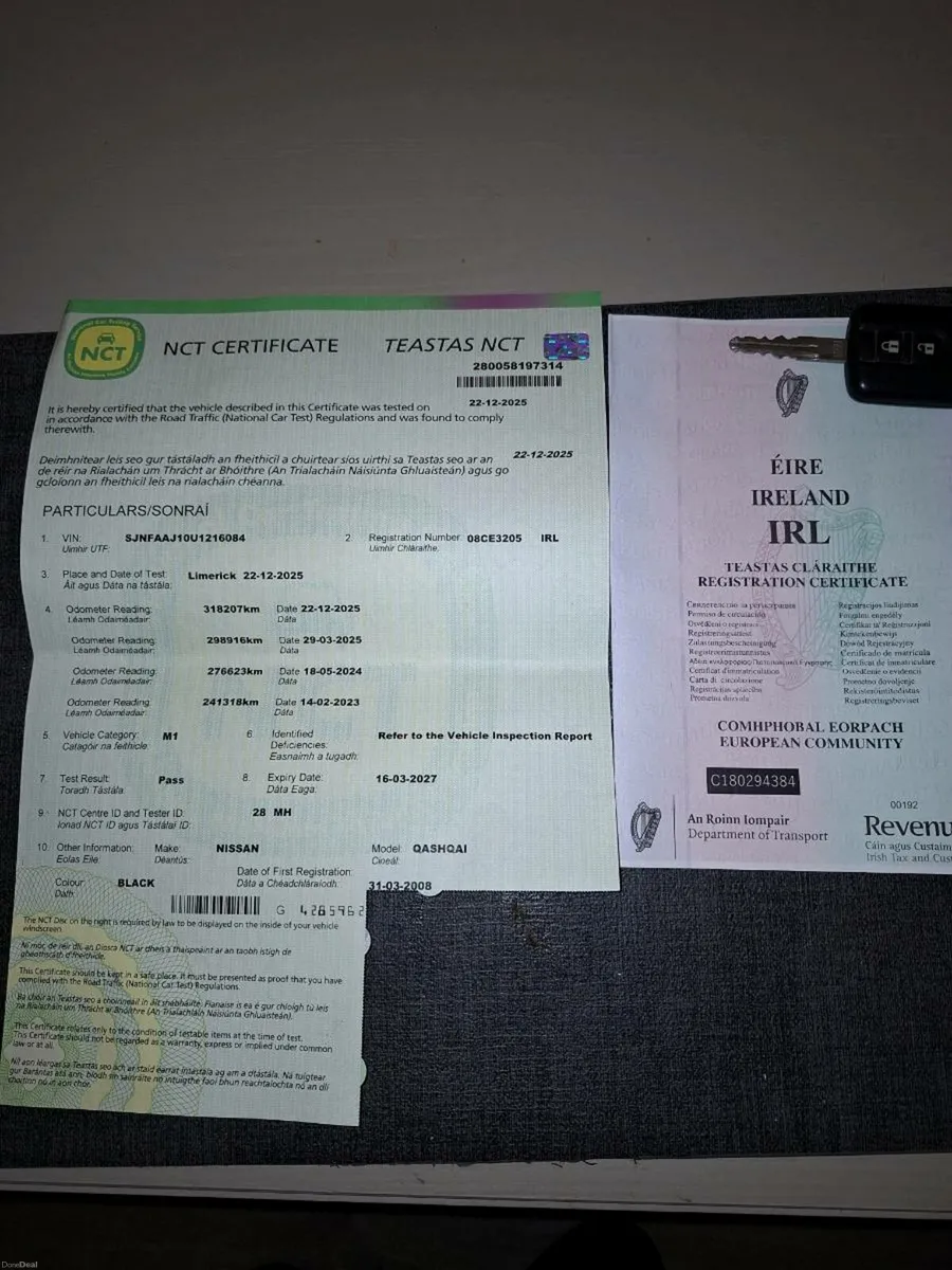 2008 Nissan Quashqai 1.6petrol