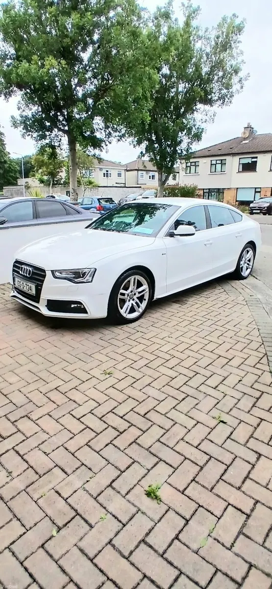 Audi A5 2013  S-line glacier white low km new nct - Image 1