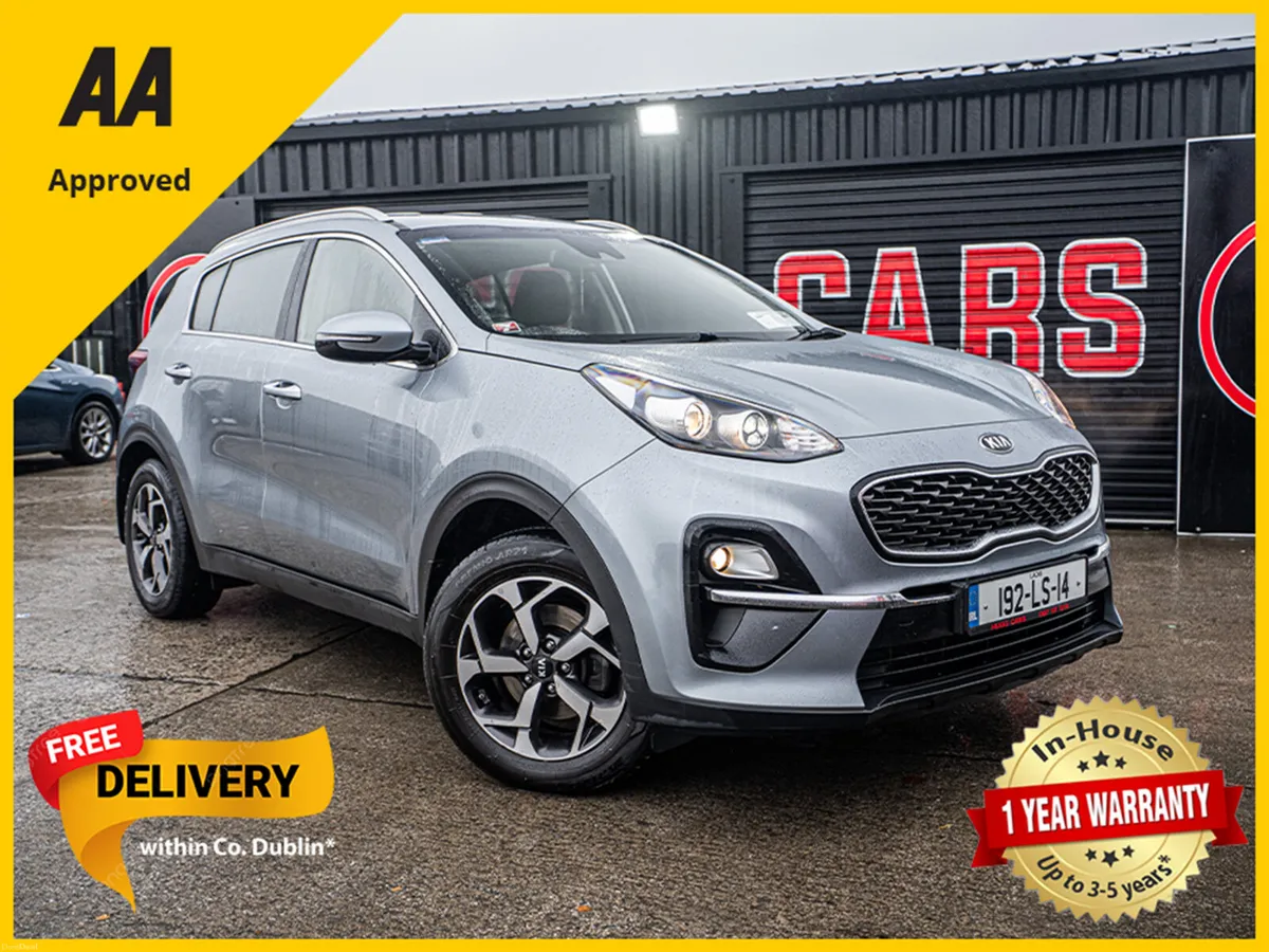 192 Kia Sportage 1.6d/Irish car/High spec/1yr warr - Image 1