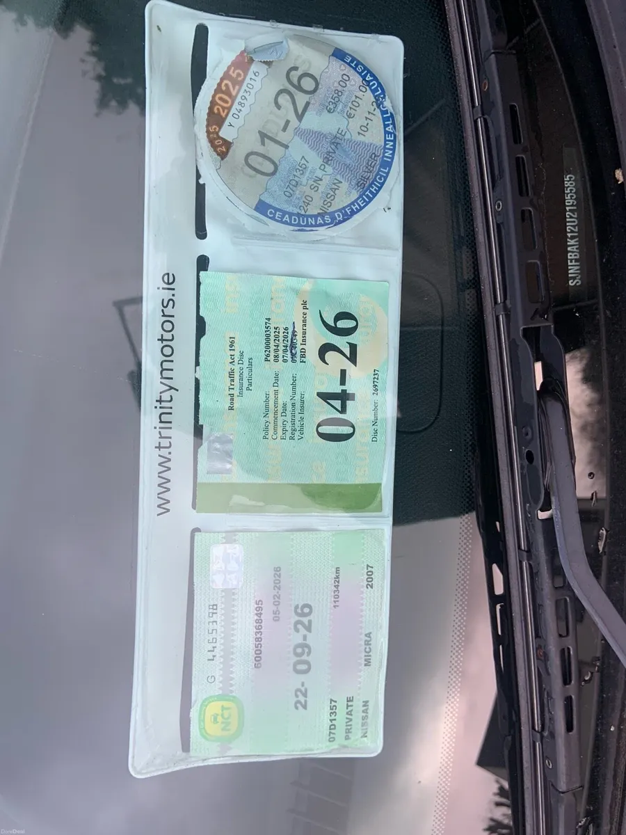 NISSAN MICRA AUTO  BRAN NEW NCT  READ ADD - Image 4