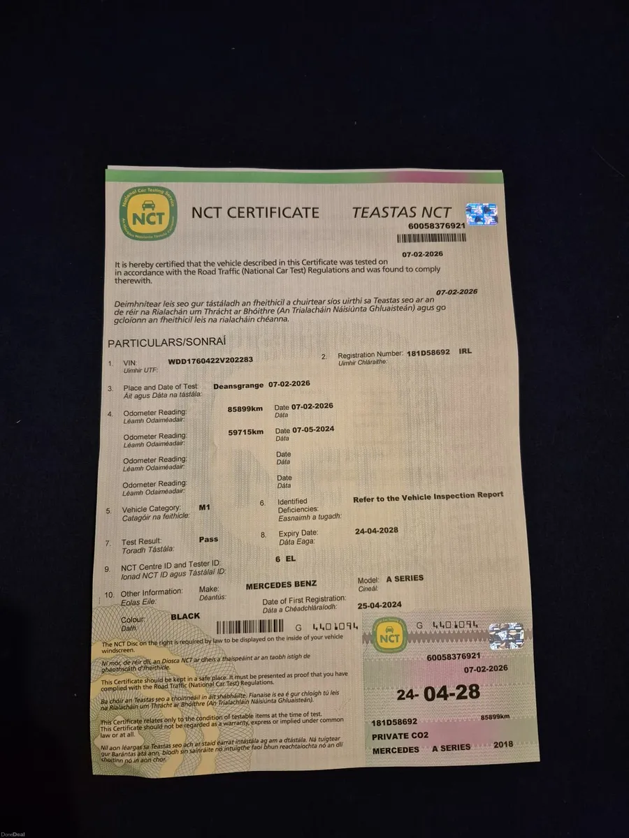 Mercedes-Benz A-Class 2018 AMG Hi spec Sunroof - Image 3