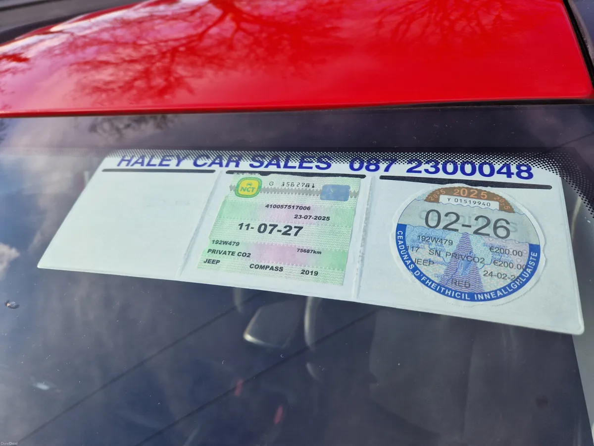 192 JEEP COMPASS...LOW KMS...NCT 7/27.. - Image 4