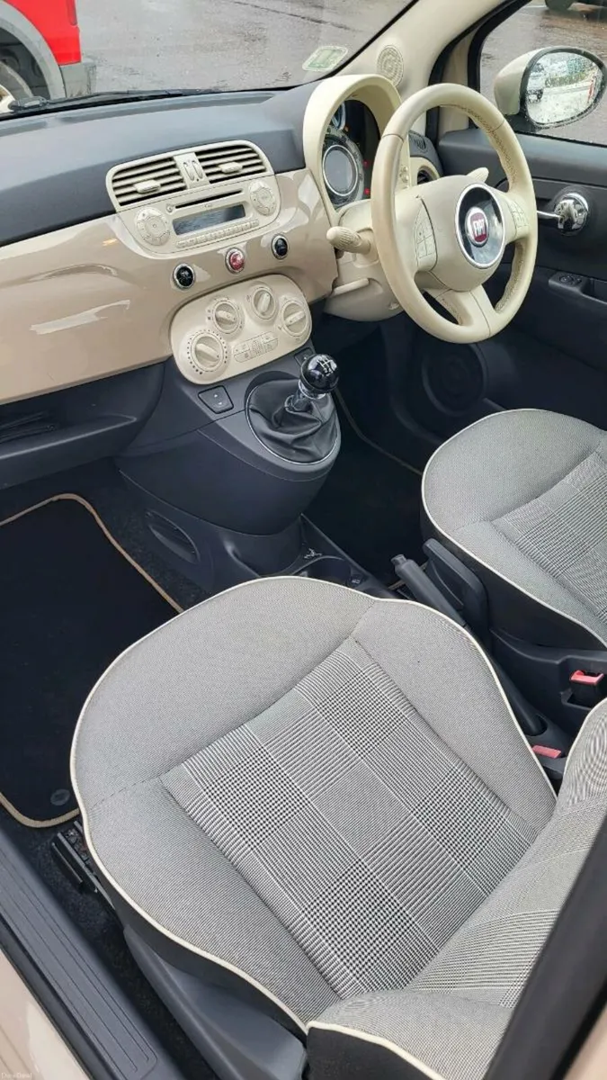 Fiat 500 lounge beige (rare colour) - Image 4