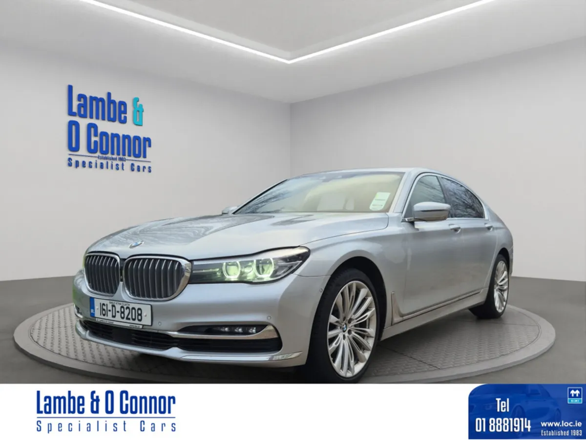 BMW 7-Series 730D GLACIER SILVER MET / CREAM NAPPA - Image 2