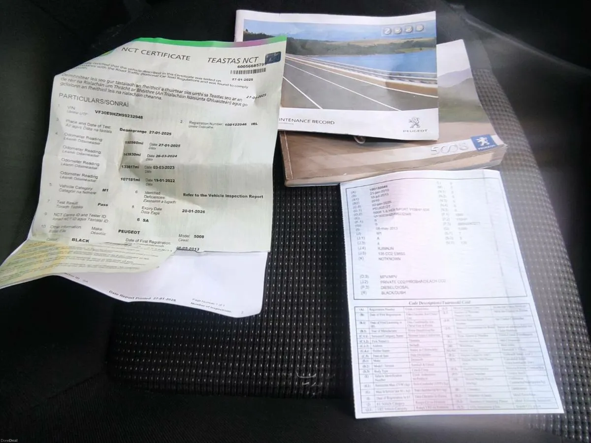 Peugeot 7 seater for sale taxed automatic - Image 3