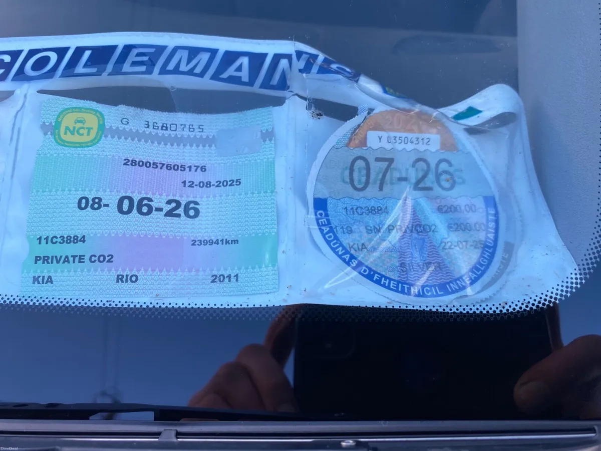 KIA RIO 1.5 DIESEL TAXED 7/26 NCT 6/26 - Image 2