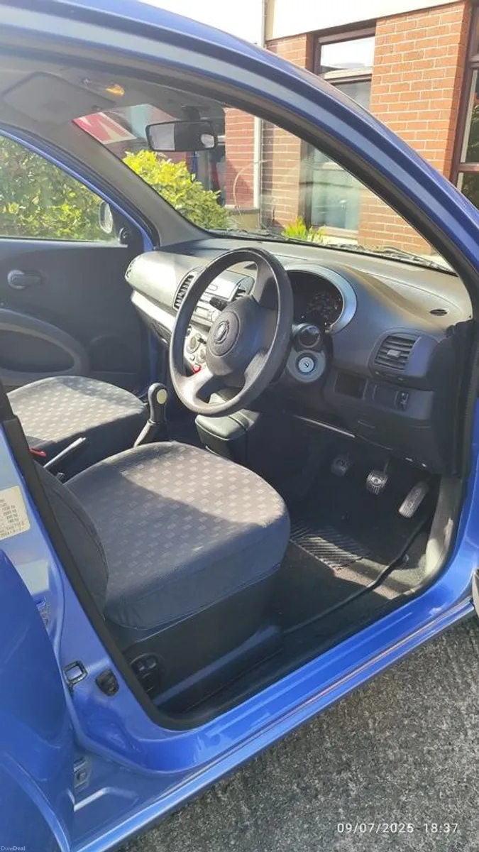 2005 Nissan Micra-Low mileage, NCT booked. - Image 3