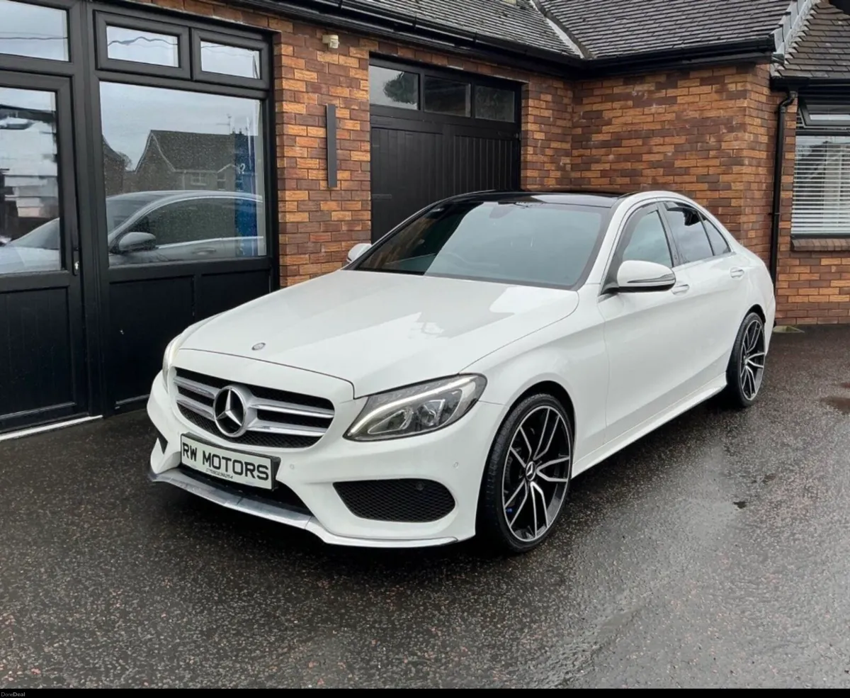 2016 Mercedes C-Class C220 BlueTEC AMG PANROOF - Image 2