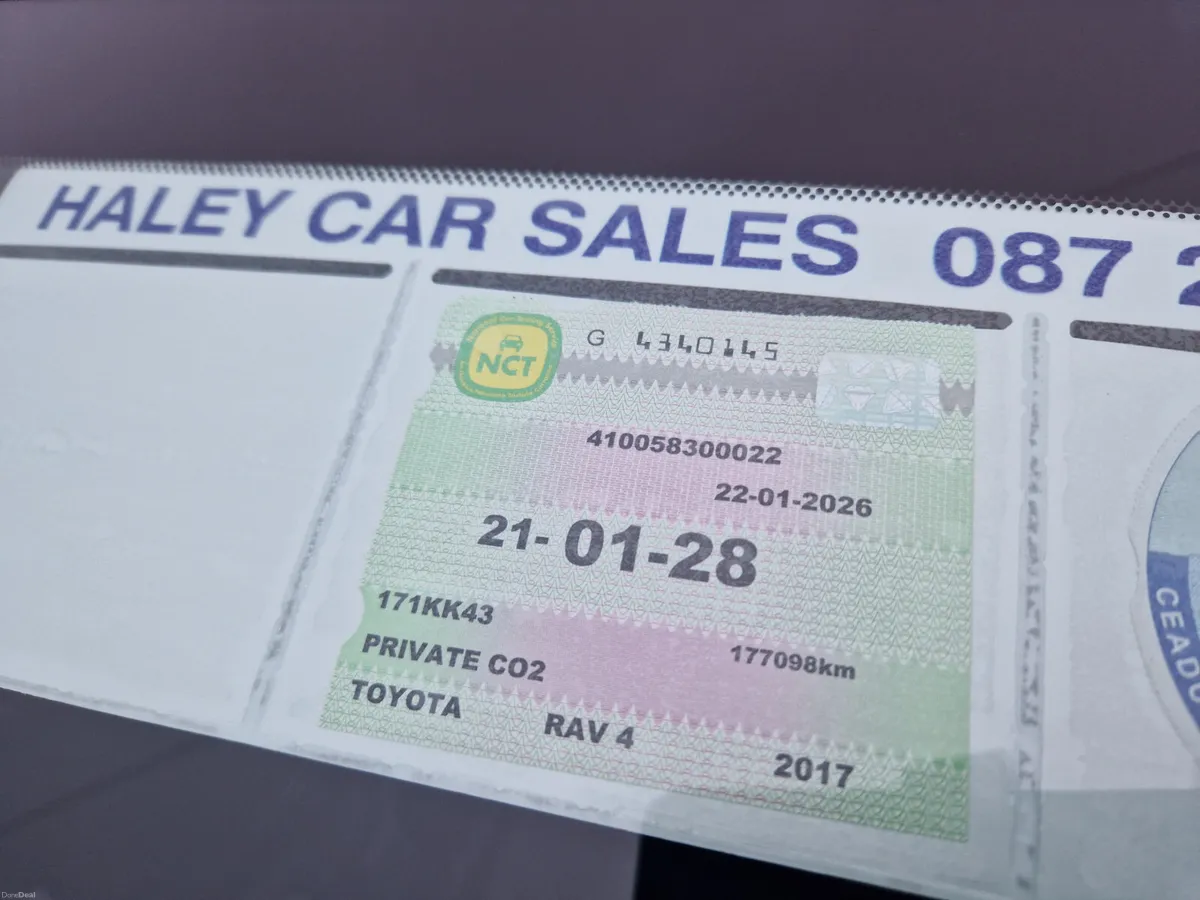 17 TOYOTA RAV4...1 OWNER...NCT 1/28.. - Image 3