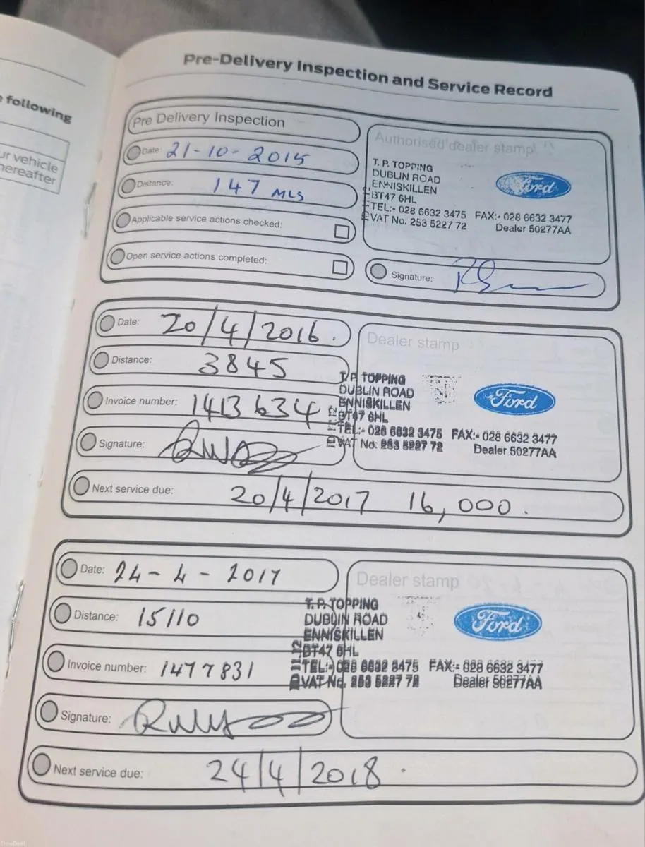 151 Ford Focus 1.0L Zetec Full Service History - Image 4