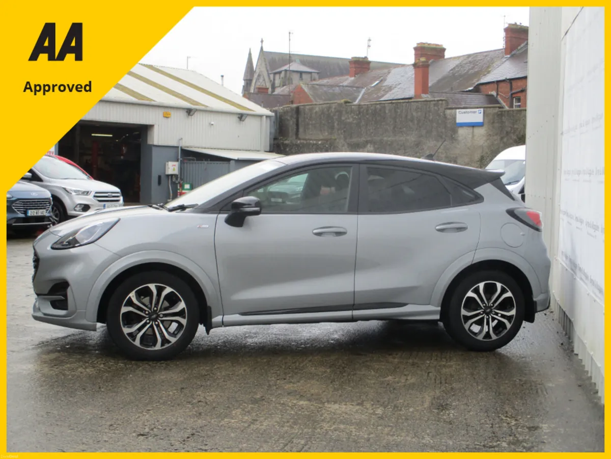 Ford Puma ST-LINE  5DR 1.0T 125 MHEV.  SOLAR SILVE - Image 4