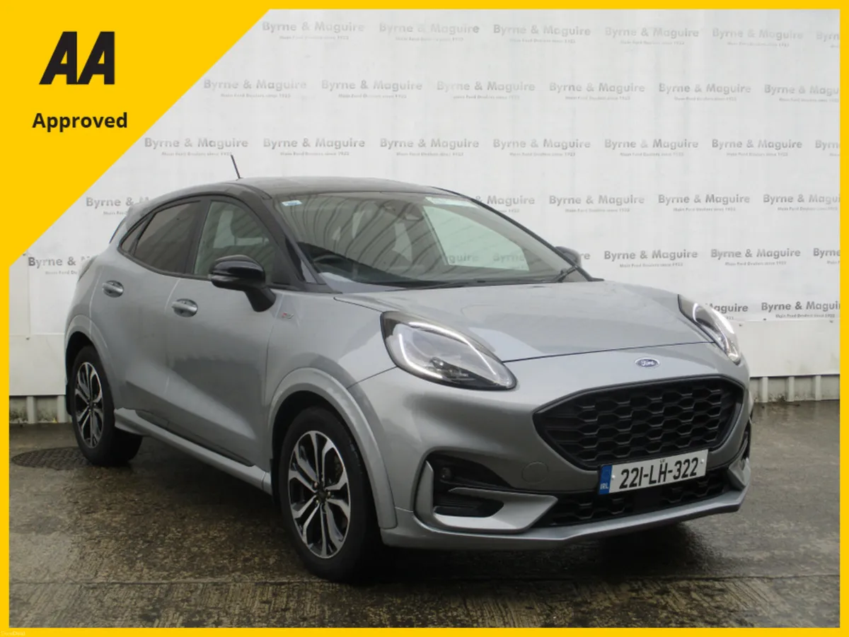 Ford Puma ST-LINE  5DR 1.0T 125 MHEV.  SOLAR SILVE - Image 2