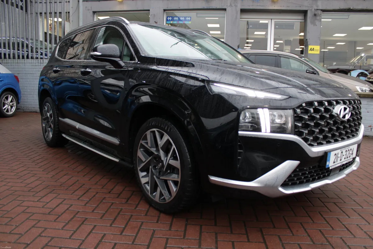Hyundai Santa Fe 2021 BLACK - Image 2