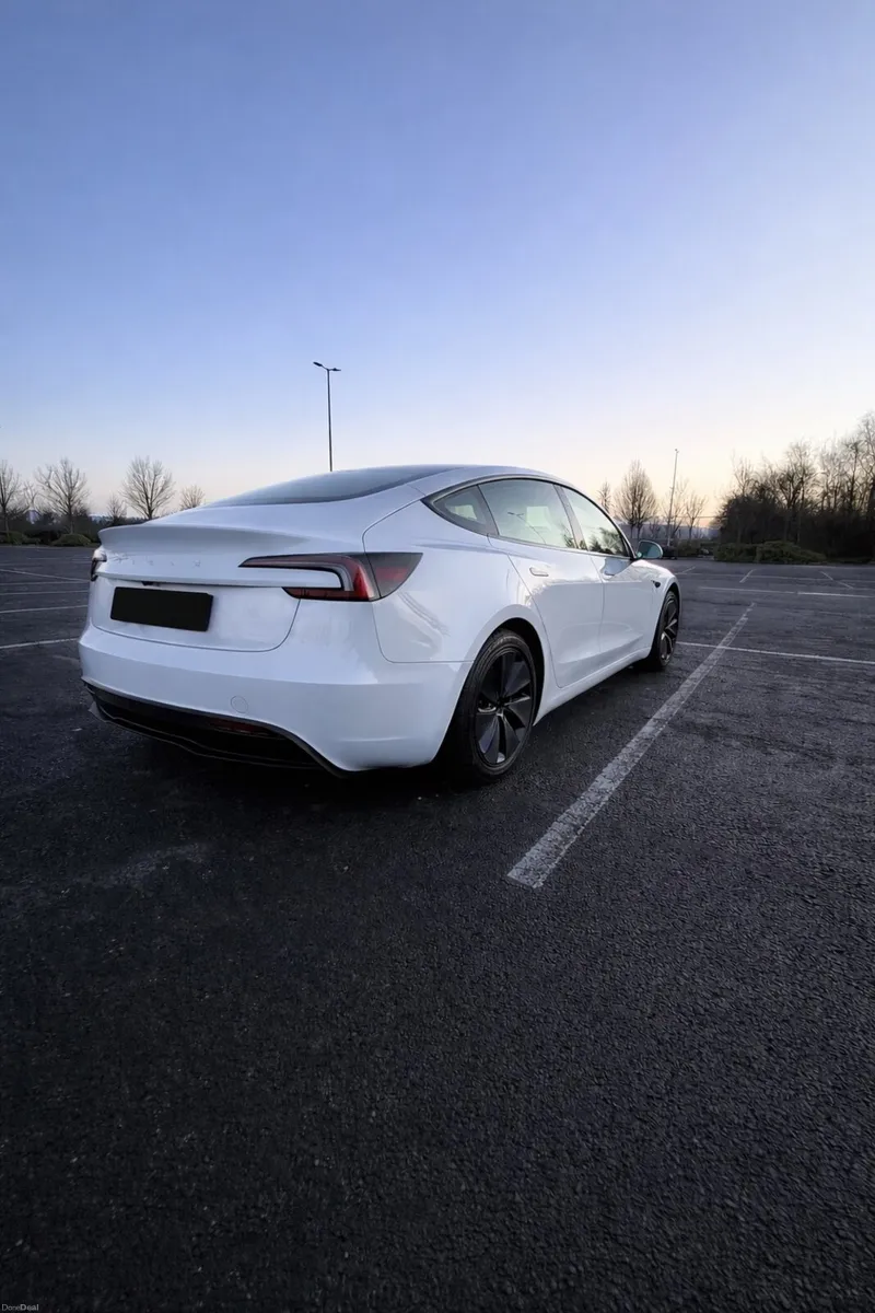 2025 Tesla Model 3 RWD | White Leather Interior - Image 2