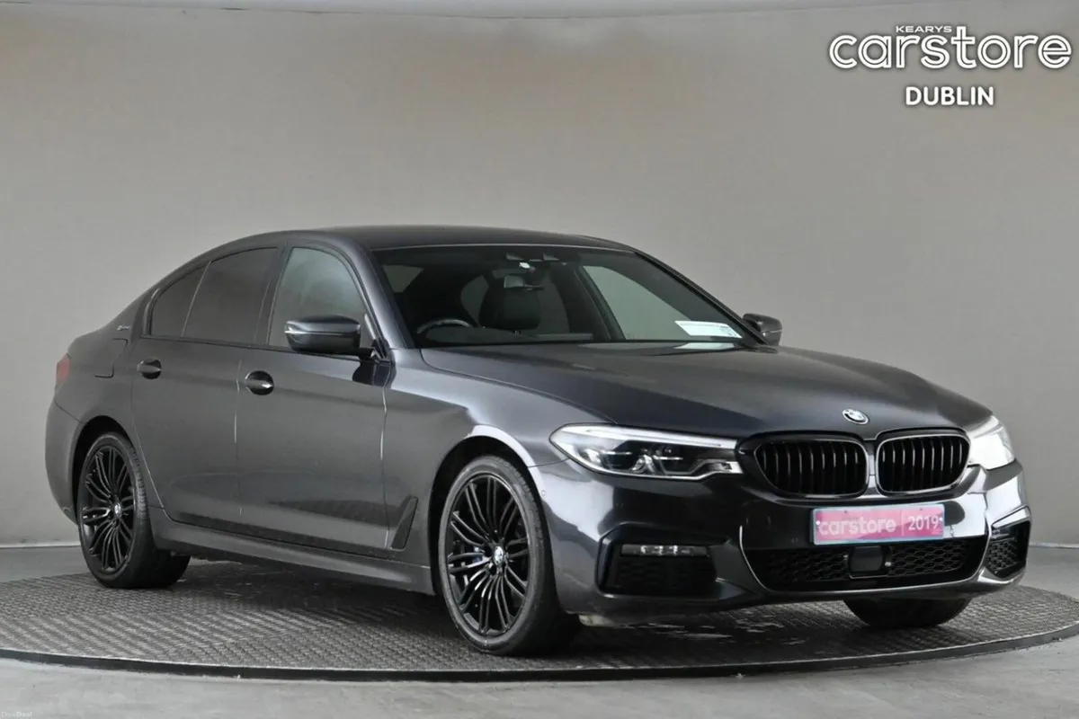 BMW 5-Series 530E G30 M SPORT **BLACK LEATHER**HUP - Image 1