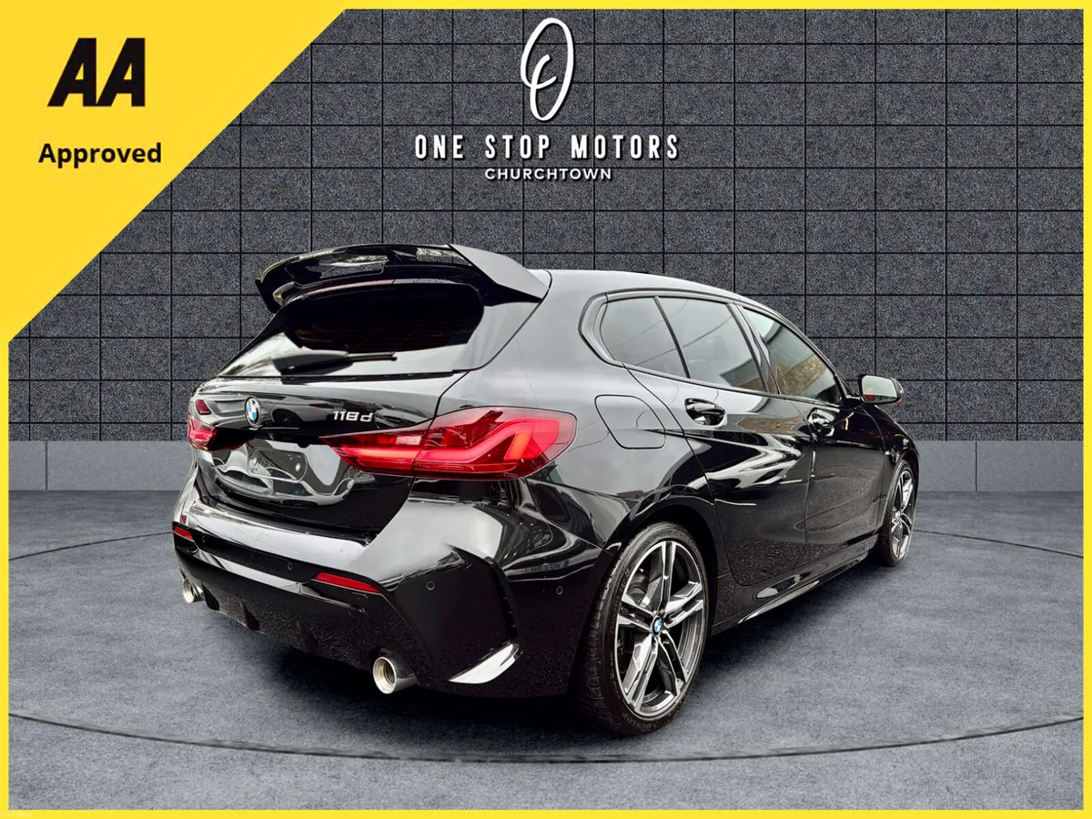 2021 BMW 118d MSPORT PRO*SUNROOF-RED LEATHER* - Image 2