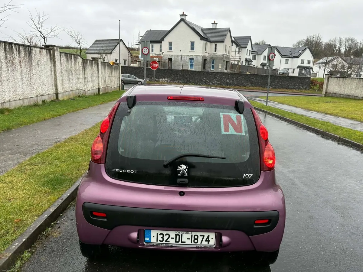 2013 Peugeot 107 NCT EXPIRES 08,2026 - Image 2