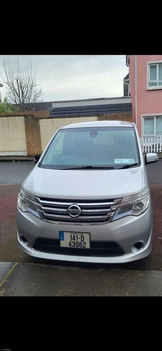2014 Nissan Serena Self Charging Hybrid 8 Seater. New NCT today - Image 1