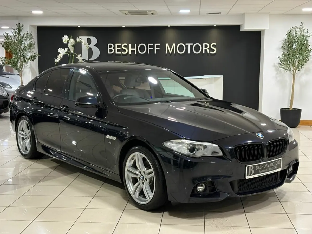 BMW 5-Series 520d M-SPORT PLUS=LOW MILES//IVORY IN - Image 1