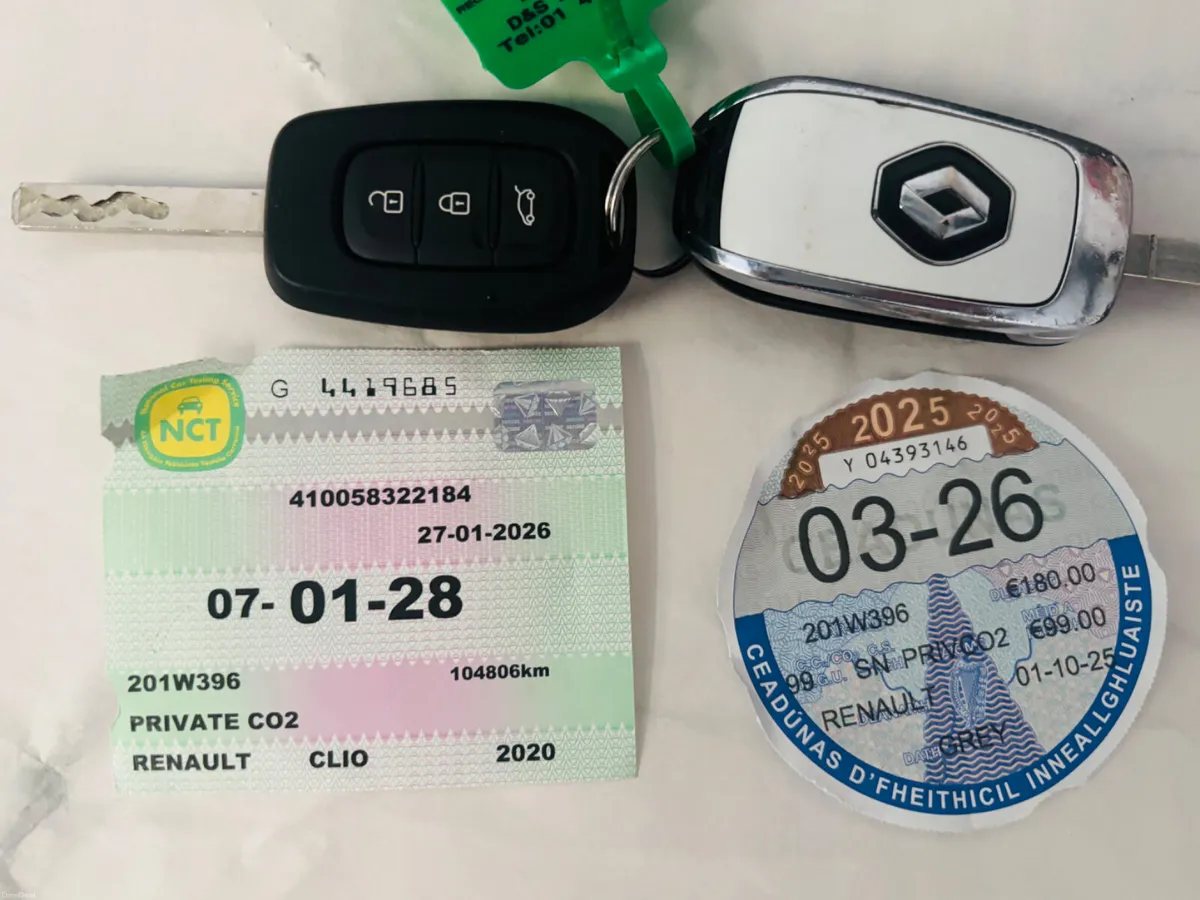 2020 RENAULT CLIO DYNAMIQUE 1.0i NCT 1/28 - Image 3