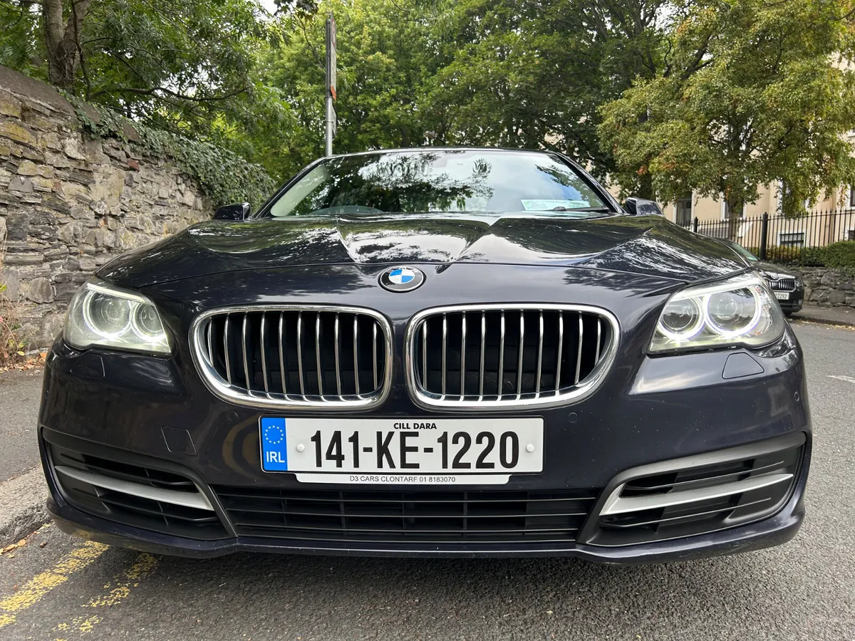 2014 BMW 5 SERIES AUTOMATIC DAKOTA BROWN LEATHER - Image 2