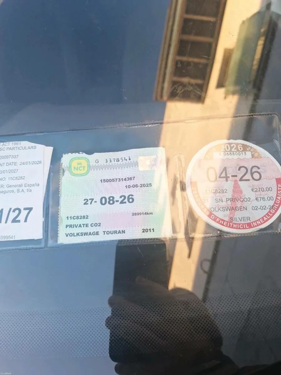 Price 4500 Vw tourn 1.6tdi  7 seater nct and taxed - Image 3