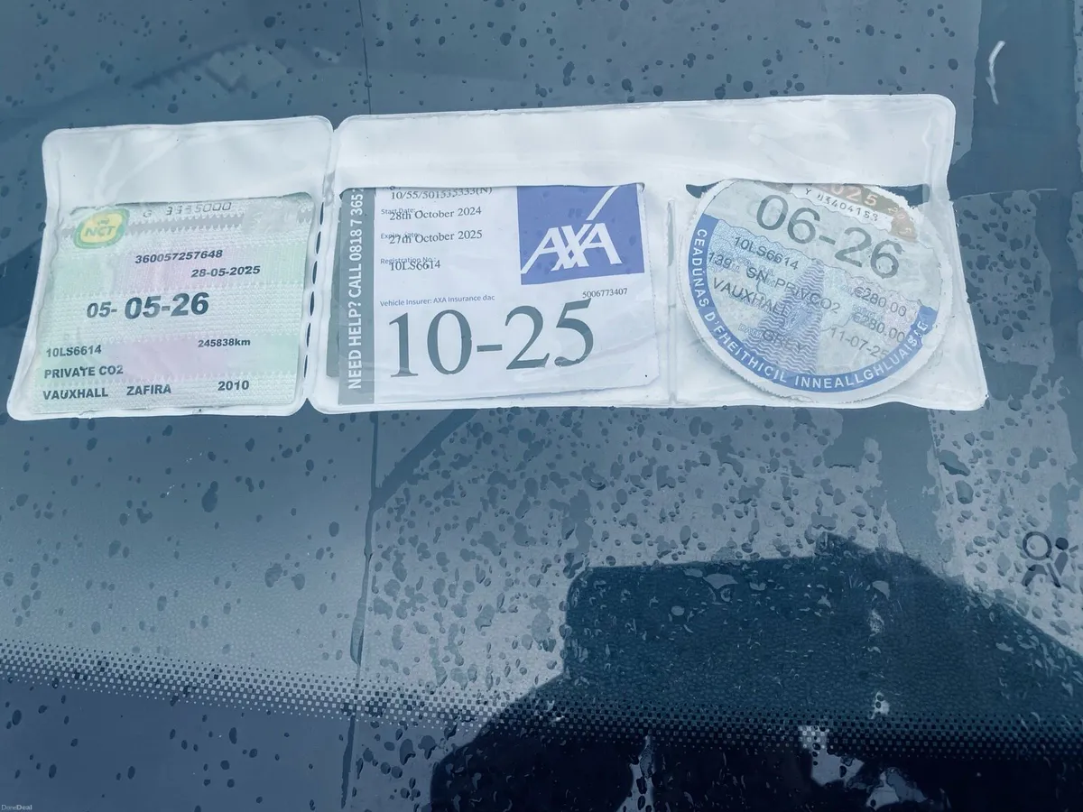 Zafira taxed and NCT - Image 3