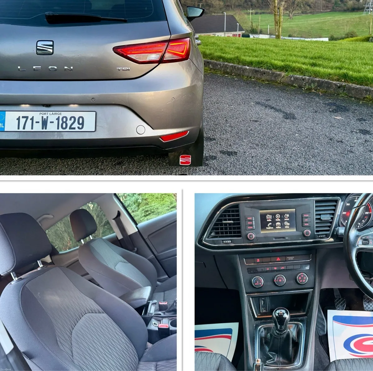 2017 Seat Leon 1.6 TDI (Nct-02/27 & Tax-02/26) - Image 3