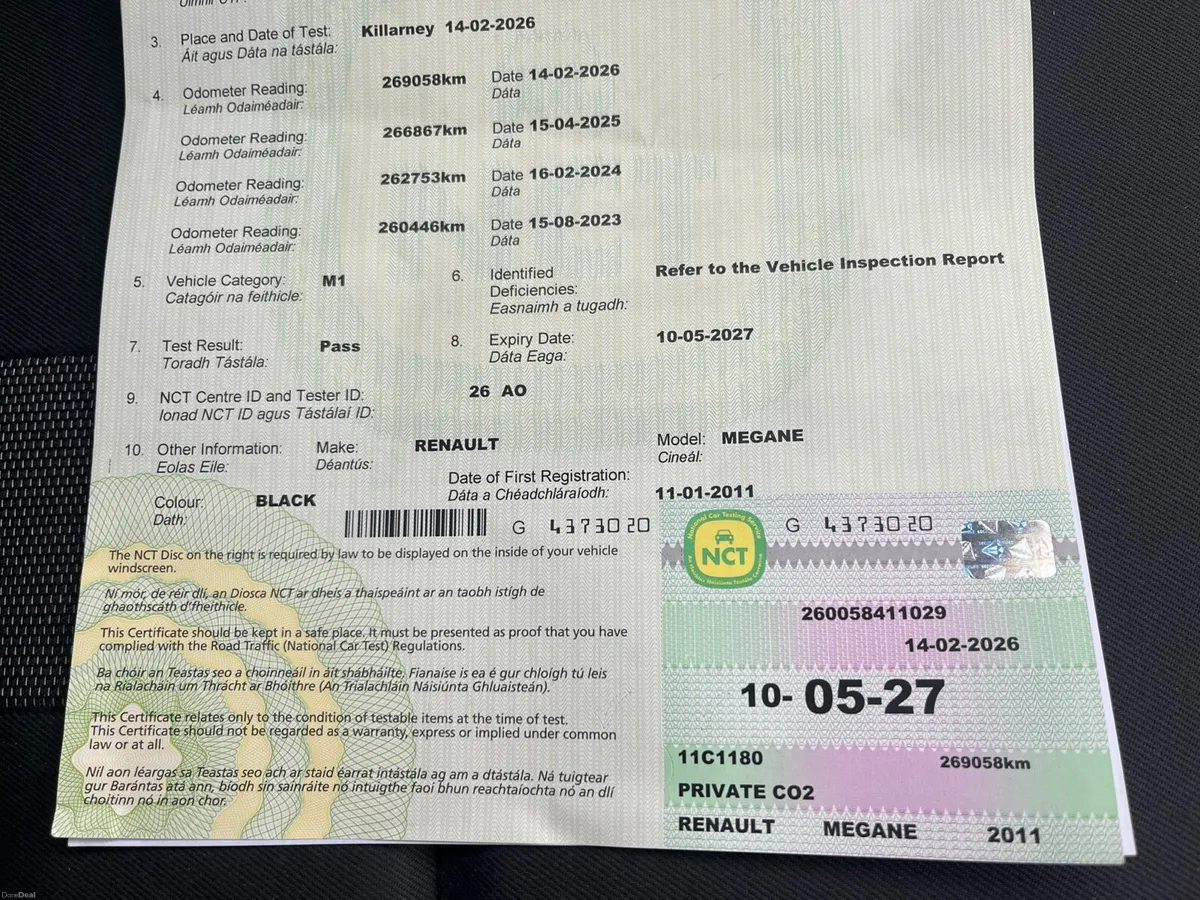 Renault Megane 1.5 DCI NCT 05/27 - Image 2