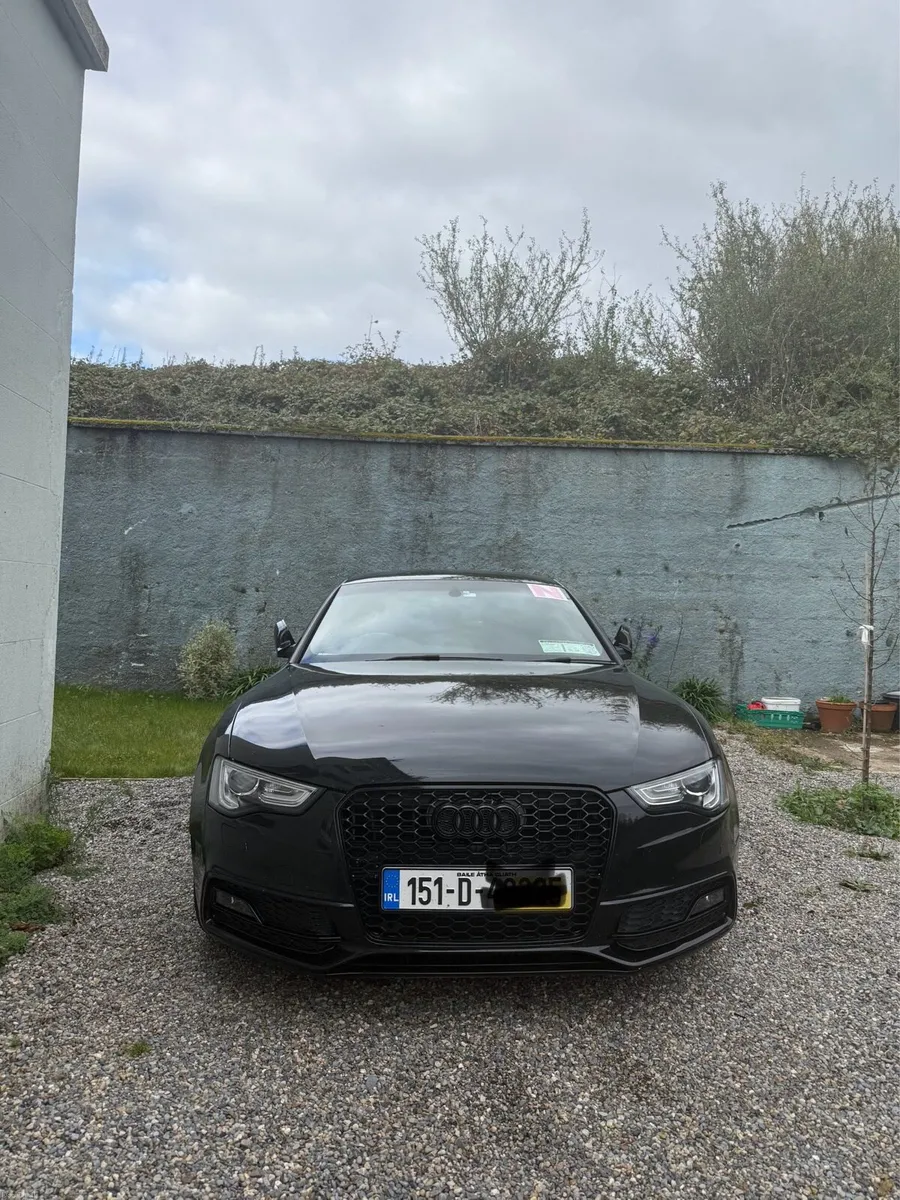 Audi A5 S-line Quatro black 2015 diesel automatic - Image 1