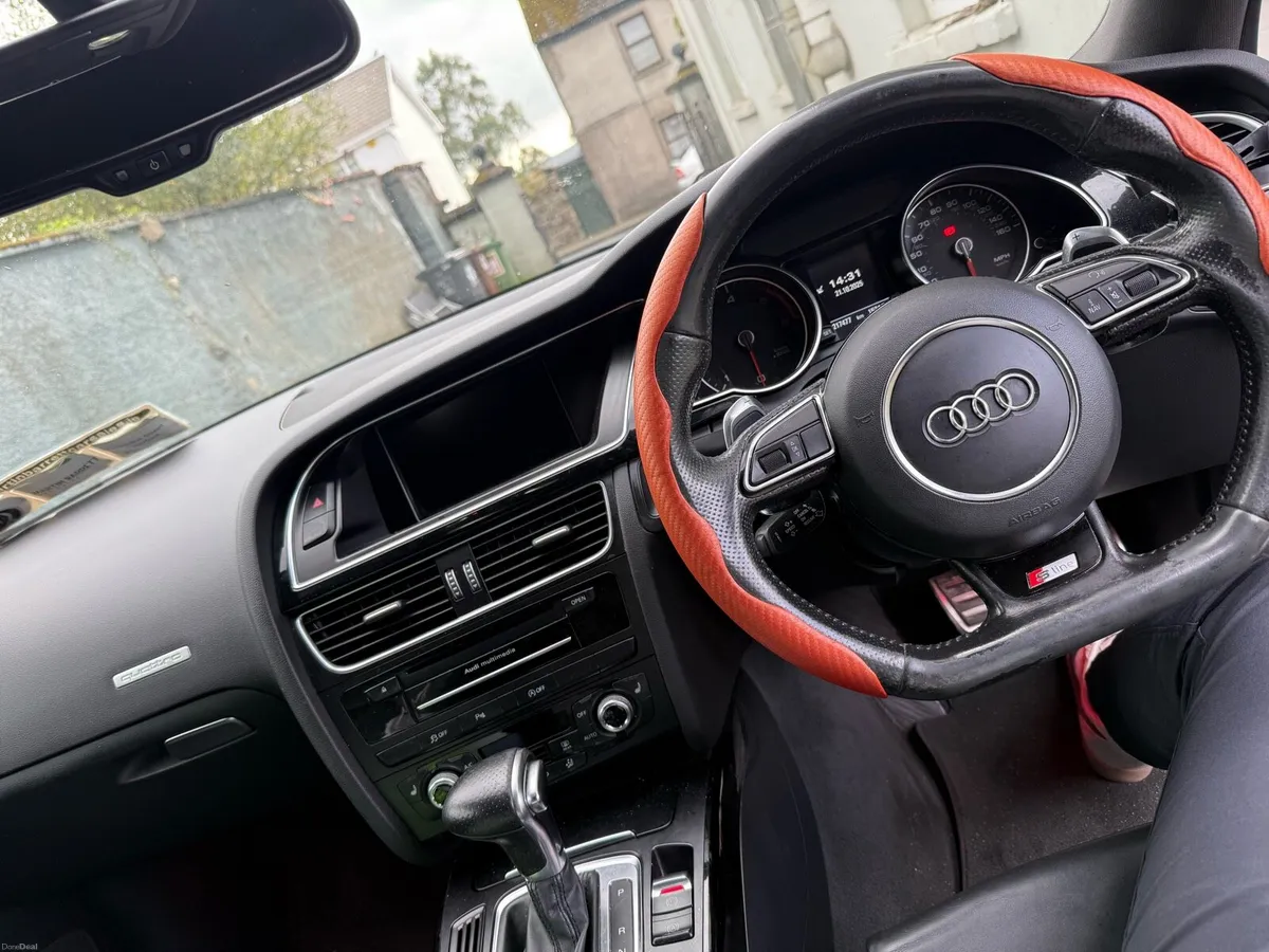 Audi A5 S-line Quatro black 2015 diesel automatic - Image 4